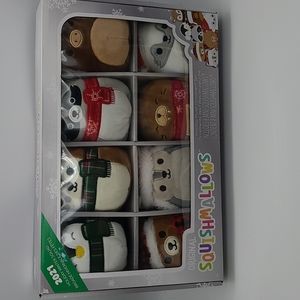Squishmallows 2021 Holiday Winter Squad Plush Ornament Set of 8